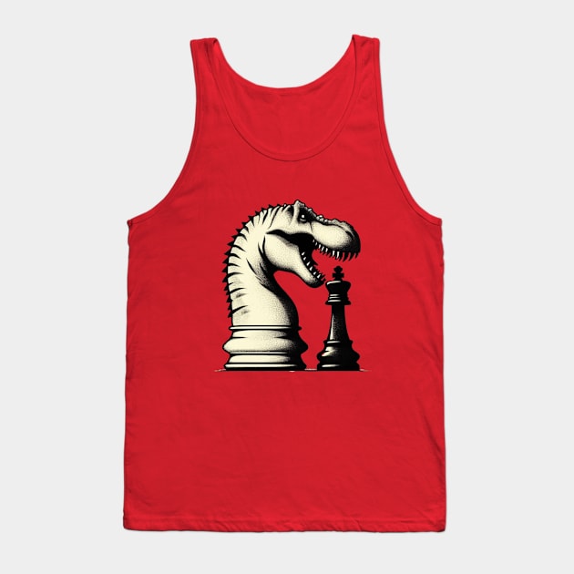 Dinosaur Chess Tank Top by Shawn's Domain